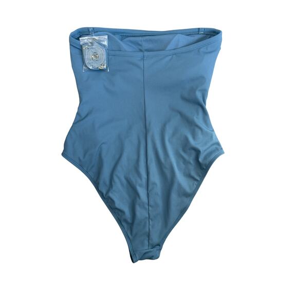 Shade & Shore Light Blue One Piece Swimsuit XL - Picture 2 of 4